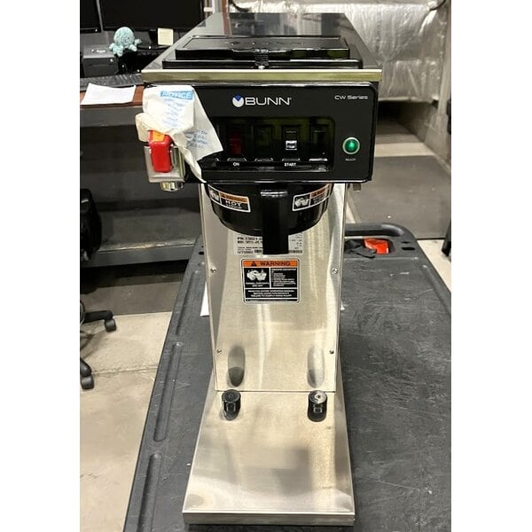 Scratch and Dent Bunn 23001.0006 CWTF15-APS Automatic Airpot Coffee Brewer with Hot Water Faucet - 120V