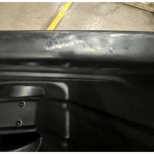 Scratch and Dent Lavex 0.5 Cubic Yard Black Tilt Truck / Trash Cart (300 lb. Capacity)