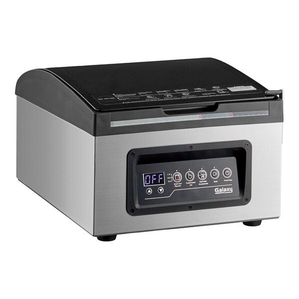 Scratch and Dent Galaxy GVMC12 Chamber Vacuum Packing Machine with 12" Seal Bar and Dry Pump - 120V, 350W