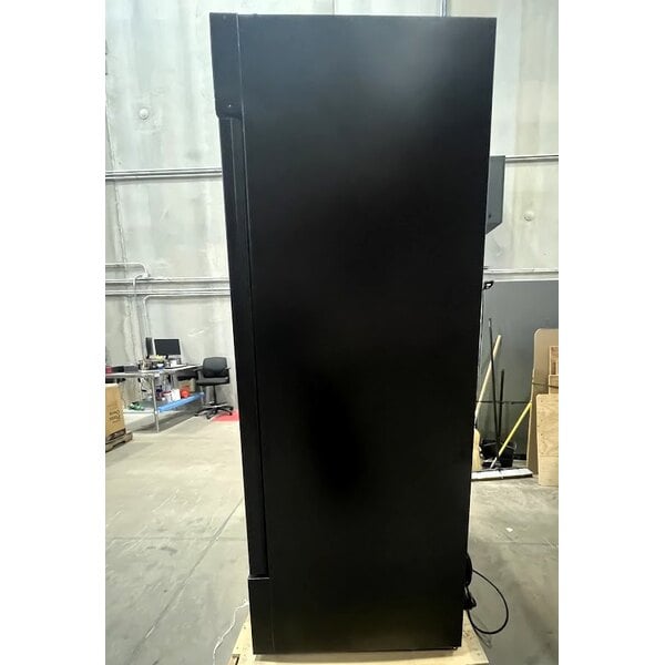Scratch and Dent True GDM-49-HC~TSL01 54 1/4" Black Refrigerated Glass Door Merchandiser with LED Lighting
