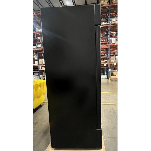 Scratch and Dent True GDM-49-HC~TSL01 54 1/4" Black Refrigerated Glass Door Merchandiser with LED Lighting