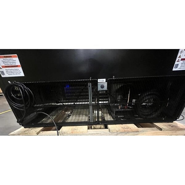 Scratch and Dent True GDM-49-HC~TSL01 54 1/4" Black Refrigerated Glass Door Merchandiser with LED Lighting