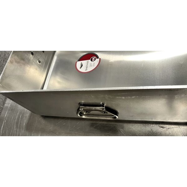 Scratch and Dent Vollrath 68391 Wear-Ever 42 Qt. Aluminum Roasting Pan with Handles - 20 7/8" x 17 3/8" x 7"