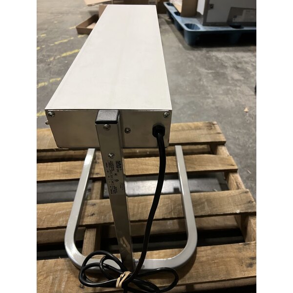 Scratch and Dent Nemco 6152-24 24" Portable Infrared French Fry Warmer / Dump Station - 120V, 500W