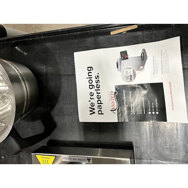 Scratch and Dent Avantco CMAD2 Digital Automatic Coffee Maker with 1 Upper and 1 Lower Decanter