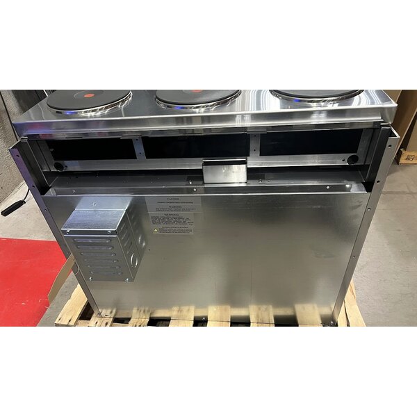 Scratch and Dent Imperial Range Pro Series IR-6-E2403 36" Electric Range with 6 Round Plates and Standard Oven - 240V, 3 Phase