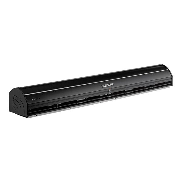 Scratch and Dent Boltic 72" Black Aluminum Air Curtain with Remote Magnetic Door Switch