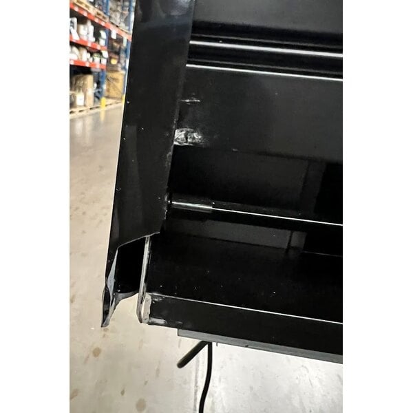 Scratch and Dent Boltic 72" Black Aluminum Air Curtain with Remote Magnetic Door Switch