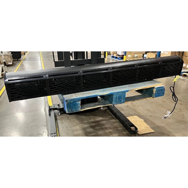 Scratch and Dent Boltic 72" Black Aluminum Air Curtain with Remote Magnetic Door Switch