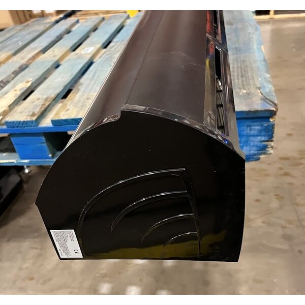 Scratch and Dent Boltic 72" Black Aluminum Air Curtain with Remote Magnetic Door Switch