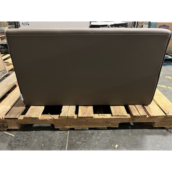 Scratch and Dent Flash Furniture Bright Beginnings 9 3/4" Neutral Vinyl Soft Seating Modular 2-Seat Sofa