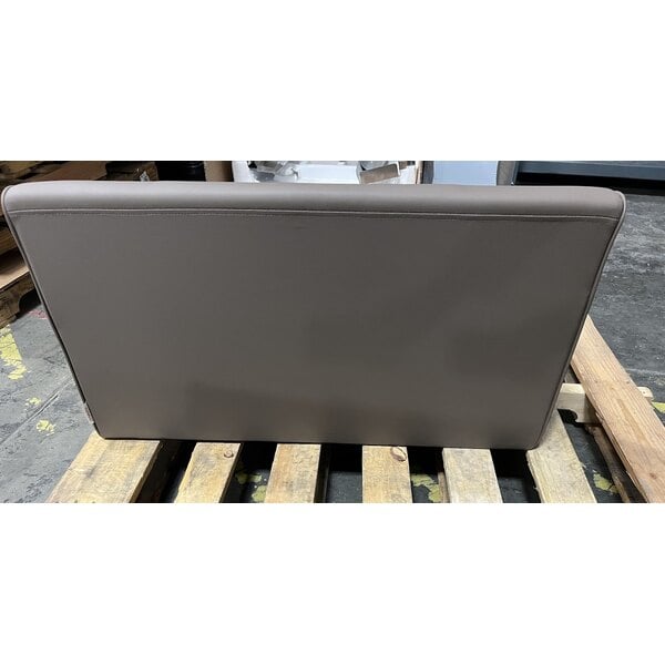 Scratch and Dent Flash Furniture Bright Beginnings 9 3/4" Neutral Vinyl Soft Seating Modular 2-Seat Sofa