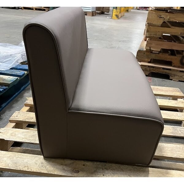 Scratch and Dent Flash Furniture Bright Beginnings 9 3/4" Neutral Vinyl Soft Seating Modular 2-Seat Sofa