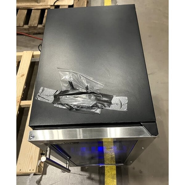 Scratch and Dent AvaValley WRC-32-DZ Dual Temperature Full Glass Door Commercial Wine Cooler