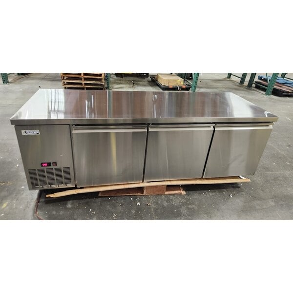 Scratch and Dent Avantco SS-UD-3R 93" Stainless Steel Extra Deep Undercounter Refrigerator