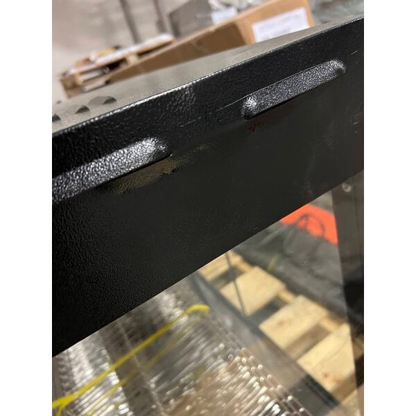 Scratch and Dent Avantco HDC-26 26" Self/Full Service 3 Shelf Countertop Heated Display Case with Sliding Doors - 120V, 1580W