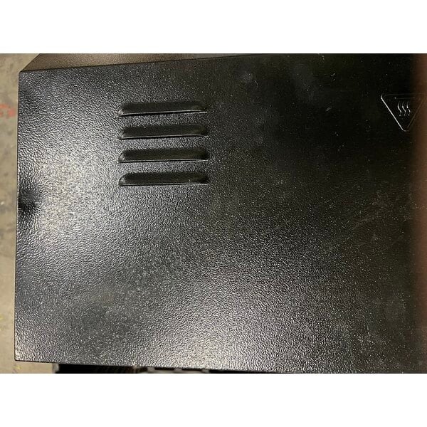 Scratch and Dent Avantco HDC-26 26" Self/Full Service 3 Shelf Countertop Heated Display Case with Sliding Doors - 120V, 1580W