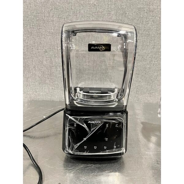 Scratch and Dent AvaMix Apex HBX1000 48 oz. 3 1/2 hp Programmable Commercial Blender with Touchpad and Sound Enclosure - 120V