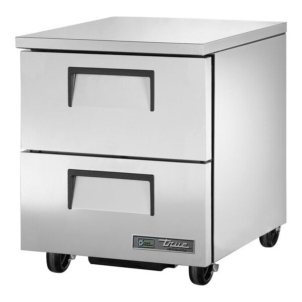 Scratch and Dent True TUC-27D-2-ADA-HC 27 5/8" ADA Height Undercounter Refrigerator with Two Drawers