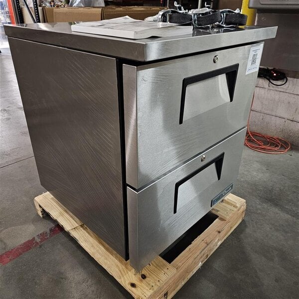 Scratch and Dent True TUC-27D-2-ADA-HC 27 5/8" ADA Height Undercounter Refrigerator with Two Drawers