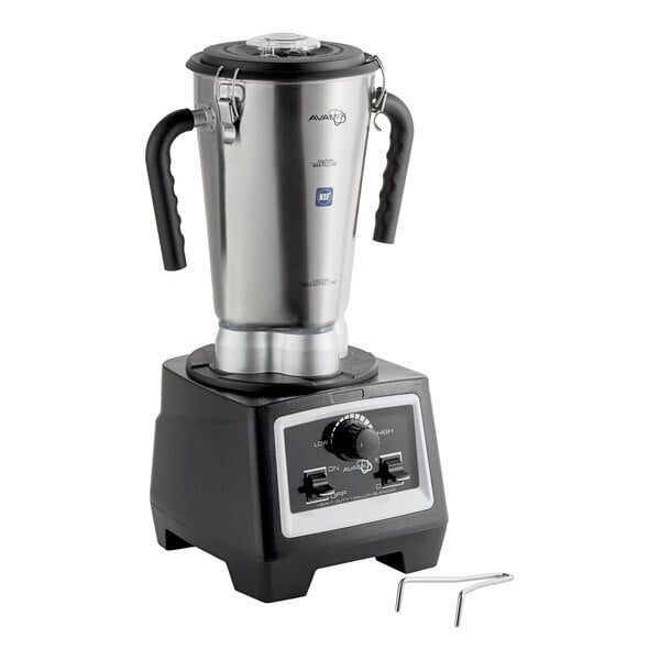 Scratch and Dent AvaMix BX1GRGV 3 3/4 hp 1 Gallon Stainless Steel Heavy Duty Commercial Food Blender with Variable Speed Controls - 120V