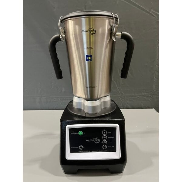 Scratch and Dent AvaMix BX1GRG 3 3/4 hp 1 Gallon Stainless Steel Heavy Duty Commercial Food Blender - 120V