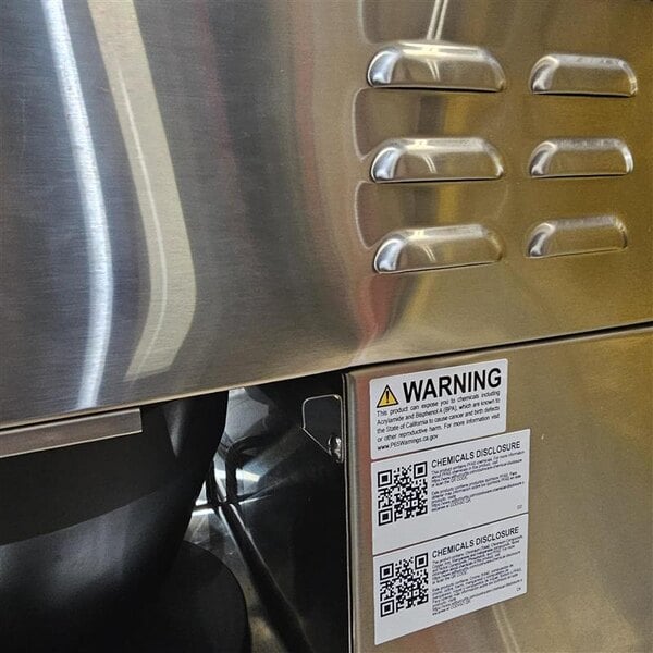 Scratch and Dent Curtis GEM-12D-10 Gemini Stainless Steel Twin Digital Satellite Coffee Brewer With Servers - 220V, 1 Phase