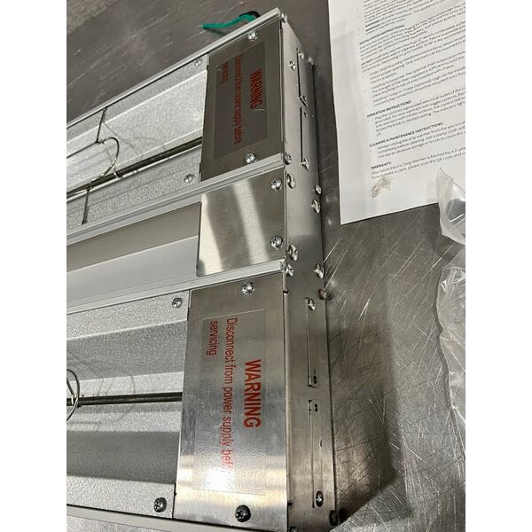 Scratch and Dent ServIt 24" Double Strip Warmer with Dual Toggle Controls - 120V, 1,000W