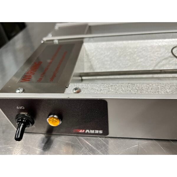 Scratch and Dent ServIt 24" Double Strip Warmer with Dual Toggle Controls - 120V, 1,000W