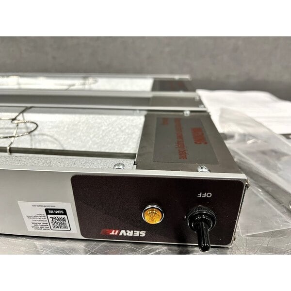 Scratch and Dent ServIt 24" Double Strip Warmer with Dual Toggle Controls - 120V, 1,000W