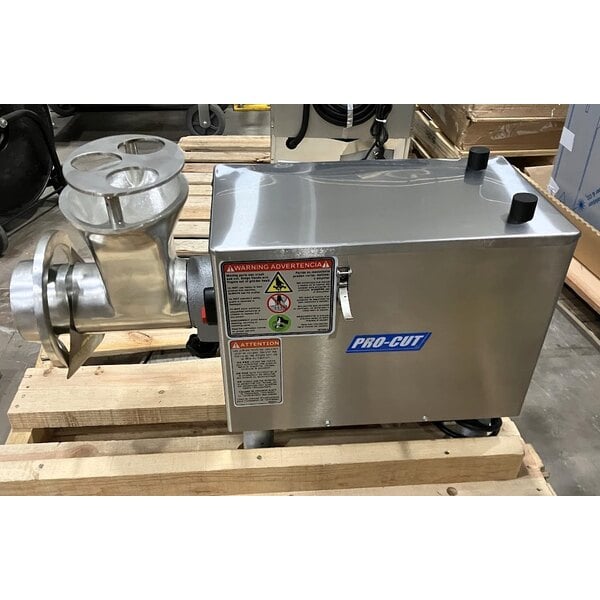 Scratch and Dent ProCut KG-22-W-XP #22 Electric Meat Grinder with Safe Guard - 220V, 2 hp