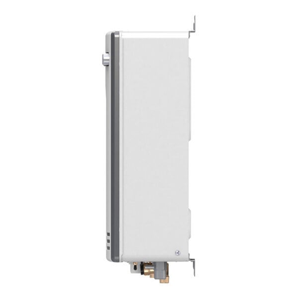 Scratch and Dent Rinnai V53DeP Liquid Propane Wall-Mounted Outdoor Tankless Water Heater - 120V, 120,000 BTU, 5.3 GPM