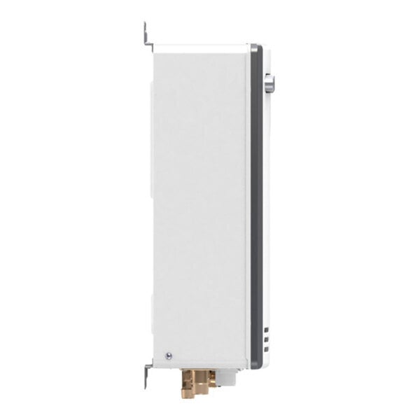 Scratch and Dent Rinnai V53DeP Liquid Propane Wall-Mounted Outdoor Tankless Water Heater - 120V, 120,000 BTU, 5.3 GPM
