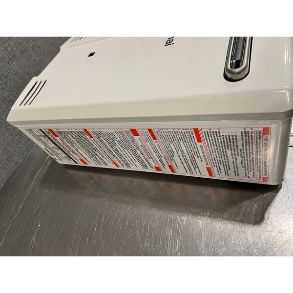 Scratch and Dent Rinnai V53DeP Liquid Propane Wall-Mounted Outdoor Tankless Water Heater - 120V, 120,000 BTU, 5.3 GPM