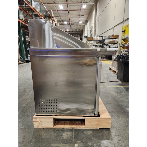 Scratch and Dent Avantco SS-PT-71M-HC 70" 3 Door Mega Top Stainless Steel Refrigerated Sandwich Prep Table