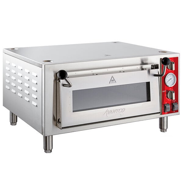 Scratch and Dent Avantco DPO-18-S Single Deck Countertop Pizza/Bakery Oven - 1700W, 120V
