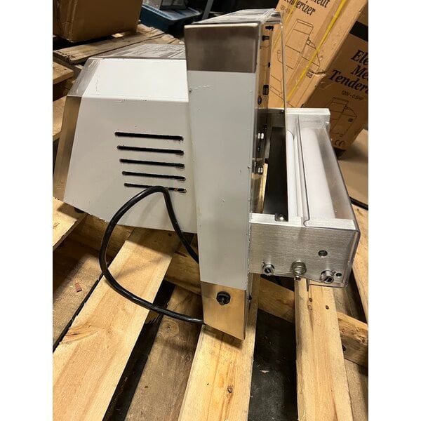 Scratch and Dent Estella EDS12S 12" Countertop One Stage Dough Sheeter - 120V, 1/2 HP