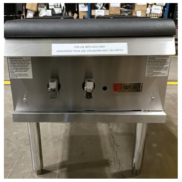 Scratch and Dent Wolf by Vulcan WSPR1-NAT Natural Gas Stock Pot Range - 110,000 BTU