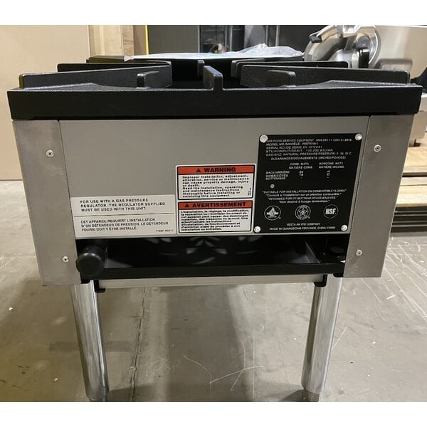 Scratch and Dent Wolf by Vulcan WSPR1-NAT Natural Gas Stock Pot Range - 110,000 BTU