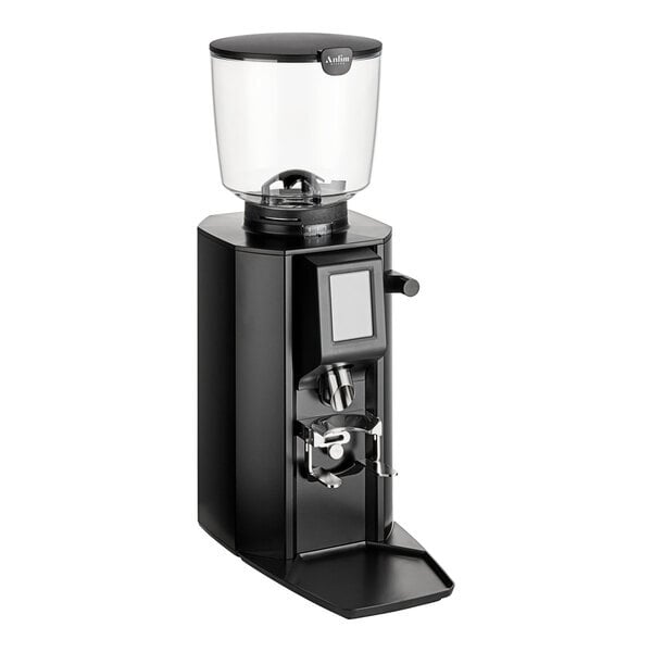 Scratch and Dent Anfim Alba 4.4 lb. Black On-Demand Espresso Grinder - 110V
