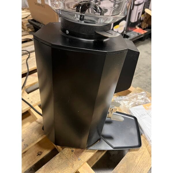 Scratch and Dent Anfim Alba 4.4 lb. Black On-Demand Espresso Grinder - 110V