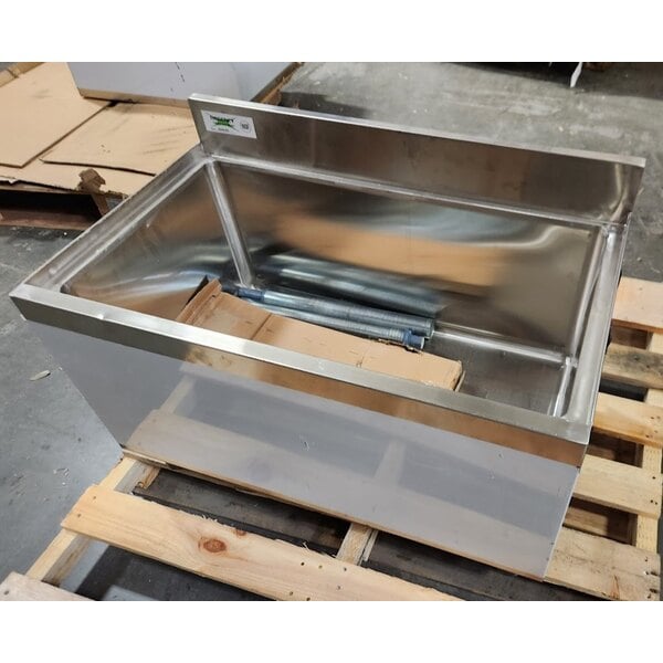 Scratch and Dent Regency 18" x 30" Underbar Ice Bin - 98 lb.