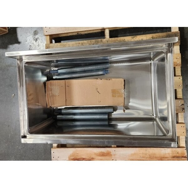 Scratch and Dent Regency 18" x 30" Underbar Ice Bin - 98 lb.