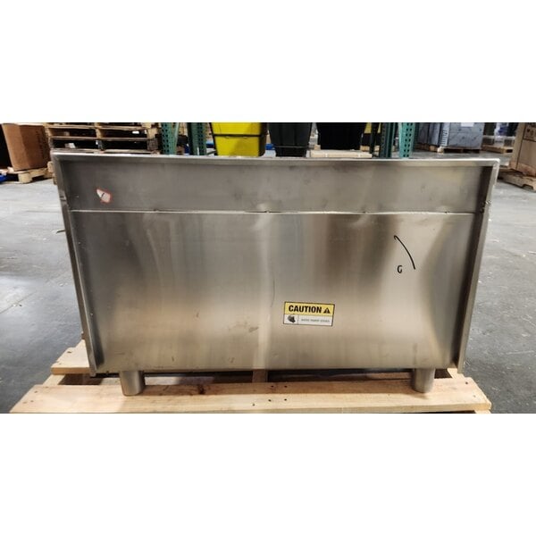 Scratch and Dent Regency 18" x 30" Underbar Ice Bin - 98 lb.