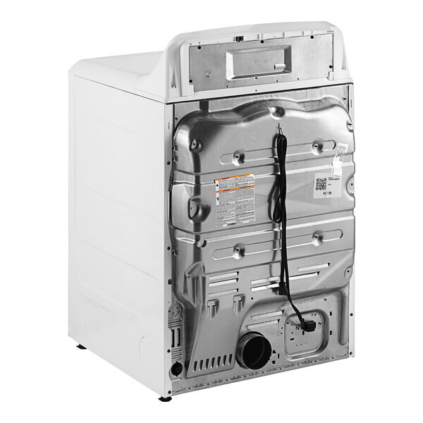 Scratch and Dent GE VTD52GASRWB 7.4 cu. ft. Front Load Gas-Powered Commercial Dryer - Free Use / App Payment