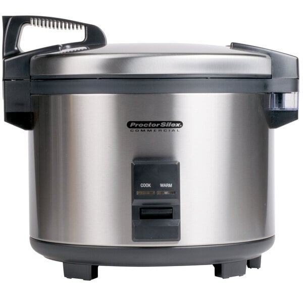 Scratch and Dent Proctor Silex 37560R 60 Cup (30 Cup Raw) Electric Rice Cooker / Warmer - 120V