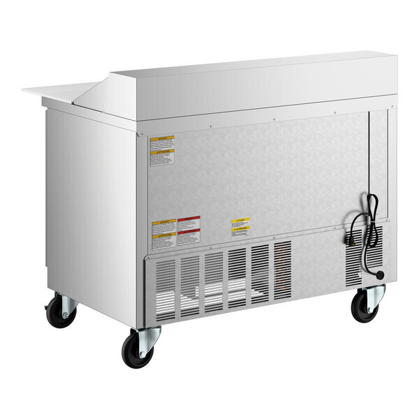 Scratch and Dent Beverage-Air SPE60HC-16C Elite Series 60" 2 Door Cutting Top Refrigerated Sandwich Prep Table with 17" Deep Cutting Board