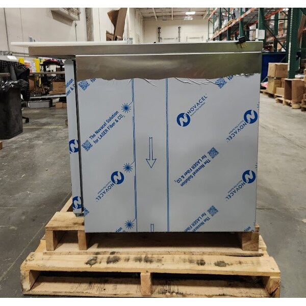 Scratch and Dent Beverage-Air SPE60HC-16C Elite Series 60" 2 Door Cutting Top Refrigerated Sandwich Prep Table with 17" Deep Cutting Board