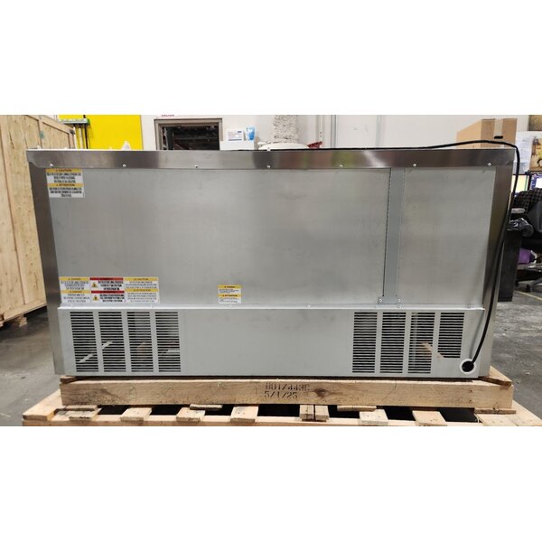 Scratch and Dent Beverage-Air SPE60HC-16C Elite Series 60" 2 Door Cutting Top Refrigerated Sandwich Prep Table with 17" Deep Cutting Board