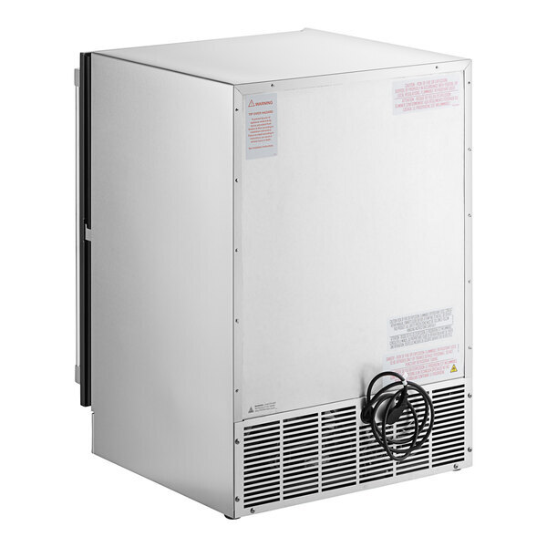 Scratch and Dent Perlick HC24FS-BS-STK 24" Black Single Door Undercounter Glass Chiller